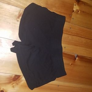 Black sleep shorts